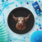 Texas Longhorn Pappteller (Party)