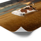 Texas Longhorn Poster (Ecke)