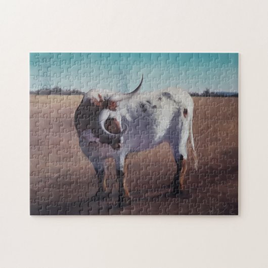 Texas Longhorn Puzzle (Horizontal)