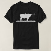 Texas Longhorn Rancher - Langornkuh für Rinder F T-Shirt (Design vorne)