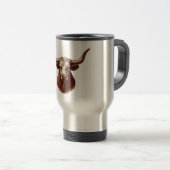 Texas Longhorn Reisebecher (VorderseiteRechts)