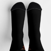 Texas Longhorn Rind Socken (Oben)