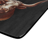 Texas Longhorn Schneidebrett (Ecke)