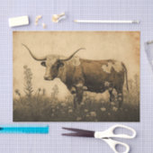Texas Longhorn Seidenpapier (Handwerk)