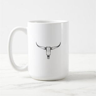 Texas Longhorn Skull Kaffeetasse