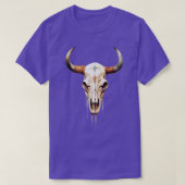 Texas Longhorn Skull T-Shirt (Design vorne)