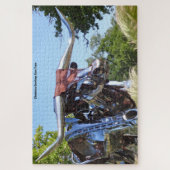 Texas Longhorn Skulptur . Jigsaw Puzzle (Vertikal)