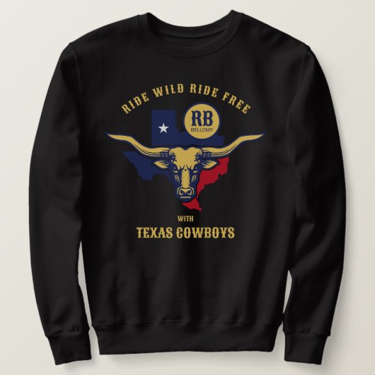 Texas Longhorn Sweatshirt (Design vorne)