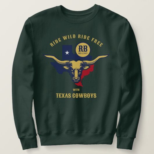 Texas Longhorn Sweatshirt (Design vorne)