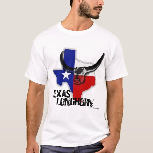 Texas Longhorn T-Shirt (Vorderseite)