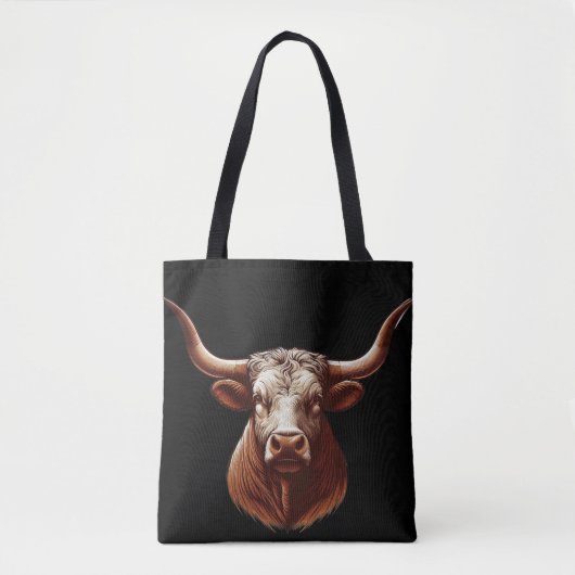 Texas Longhorn Tasche (Vorderseite)