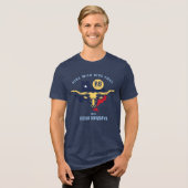 Texas Longhorn Tri-Blend Shirt (Vorderseite voll)