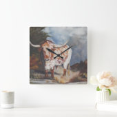 Texas Longhorn Uhr (Zuhause)