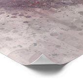 Texas Longhorn Wasserfarbe Kunstfotografie Poster (Ecke)