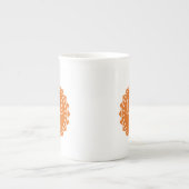 Texas Longhorns Abzeichen Logo Design Porzellantasse (Vorderseite)