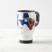 Texas Longhorns & Cadillac Ranch Reisebecher (VorderseiteRechts)