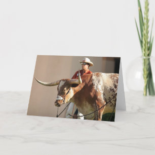 Texas Longhorns Post Card Karte