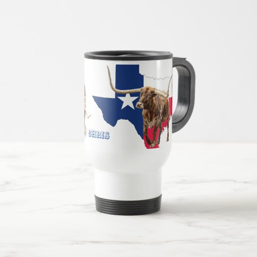 Texas Longhorns Tasse (VorderseiteRechts)