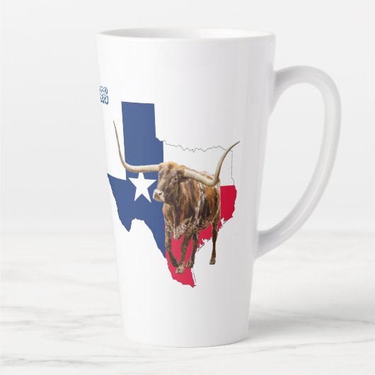 Texas Longhorns, Texas Style Milchtasse (Rechts)