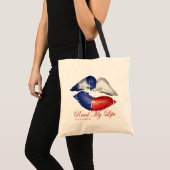 Texas-Mädchen lasen meine LippenTaschen-Tasche Tragetasche (Vorderseite (Produkt))