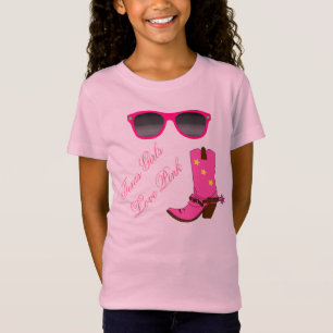 Texas-Mädchen-Liebe-Rosa T-Shirt