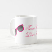 Texas-Mädchen-Tasse Kaffeetasse (Vorderseite Links)