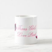 Texas-Mädchen-Tasse Kaffeetasse (Mittel)
