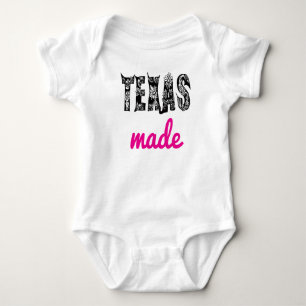 Texas Made (rosa) Baby Strampler