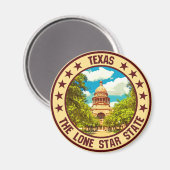 Texas Magnet (Vorderseite/Rückseite)