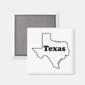 Texas Magnet (Vorderseite/Rückseite)