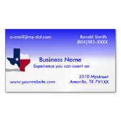 Texas Magnetische Visitenkarte (Vorderseite)