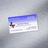 Texas Magnetische Visitenkarte (Beispiel)