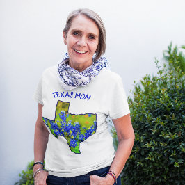 Texas Mama Bluebonnets Staat von Texas T-Shirt