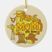 Texas-Mama Keramik Ornament (Vorne)