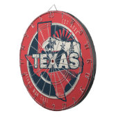 Texas Man Cave Individuelle Name Est Date Dartscheibe (Vorderseite rechts)