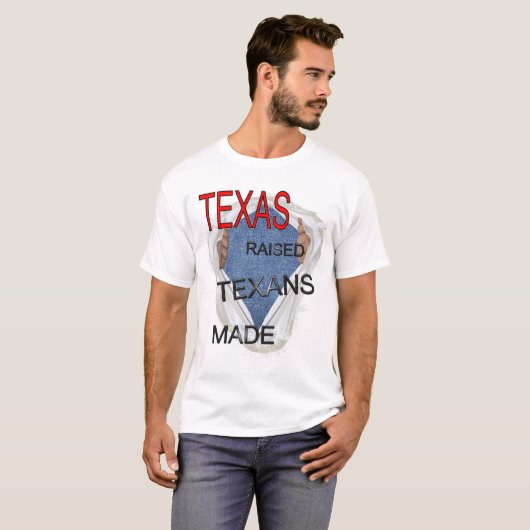 Texas-Mann T-Shirt (Vorne ganz)