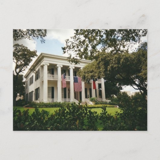 TEXAS-MANSION POSTKARTE (Vorderseite)