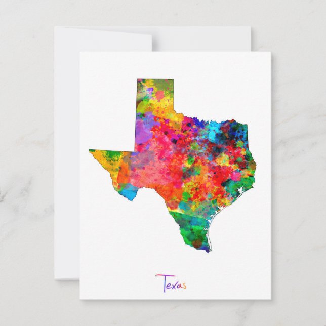 Texas Map (Vorderseite)
