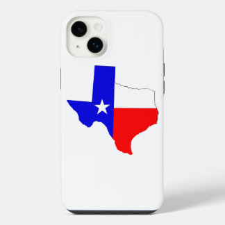 Texas Map and Flag Design Phone Case iPhone 14 Plus Hülle