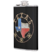 Texas Map Barn Art Flachmann (Links)