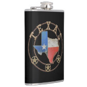 Texas Map Barn Art Flachmann (Rechts)