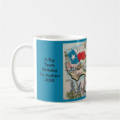 Texas Map Benutzerdefinierte Tasse (Links)