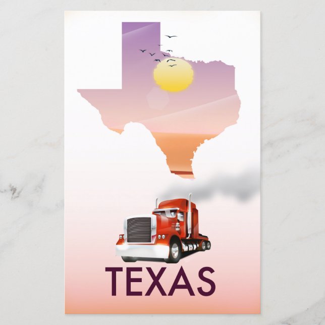 Texas Map Big Rig (Vorderseite)