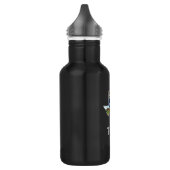 Texas Map Flag Design for Proud Texans Edelstahlflasche (Links)