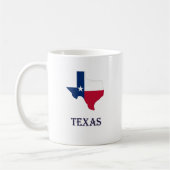 Texas Map & Flag Tasse (Links)