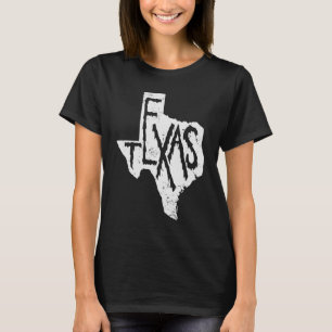 Texas Map Kontur Staat der USA T-Shirt