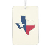 Texas Map Kontur und Flag Autolufterfrischer (Rückseite)