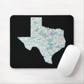 Texas Map Mousepad (Mit Mouse)