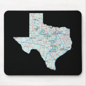 Texas Map Mousepad (Vorne)