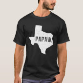 Texas Map Papaw T-Shirt (Vorderseite)